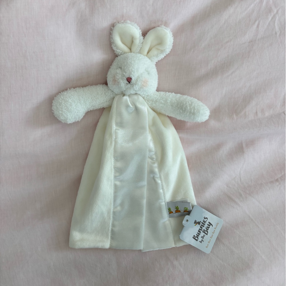BUN BUN BUNNY BYE BYE BUDDY Cream Plush Blanket